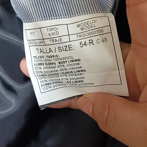 Elegant Charcoal Pinstripe Men's Blazer - Picture 9 of 16